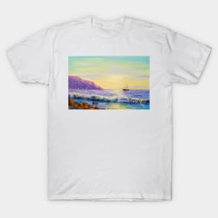Sunset by the sea T-Shirt
